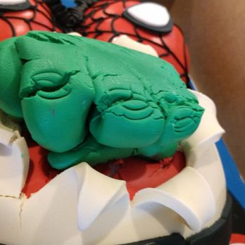 LadyCakes Bakery - Hawk's fist is smashed and cracked - Bakeries Near Me - Cape Coral, Florida