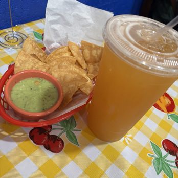 Guisados Maria - They start you off with free chips and salsa. Large melon Aguas Frescas - Mexican Near Me - Brooklyn, New York Guisados Maria - They start you off with free chips and salsa. Large melon Aguas Frescas - Mexican Near Me - Brooklyn, New York