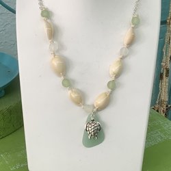 Fancy Flamingo - Shells and Sea Glass Jewelry