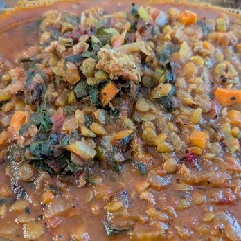 Chef Guillemette - Sausage, lentil, chard stew - Personal Chefs Near Me