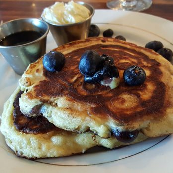 Harry's Beach House - Cornmeal pancakes... moist and fluffy. - Breakfast & Brunch Near Me - Seattle, Washington