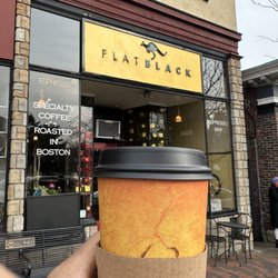 Flat Black Coffee Company - Got a Larger Gingerbread latte!