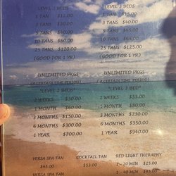 Tanning prices