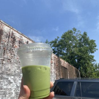 Coral Sword - matcha with honey - Cafes Near Me - Houston, Texas Coral Sword - matcha with honey - Cafes Near Me - Houston, Texas