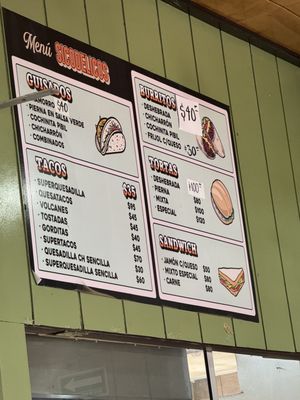 Menu photo 1 tacos sicodelicos Santa Rosalía, BCS