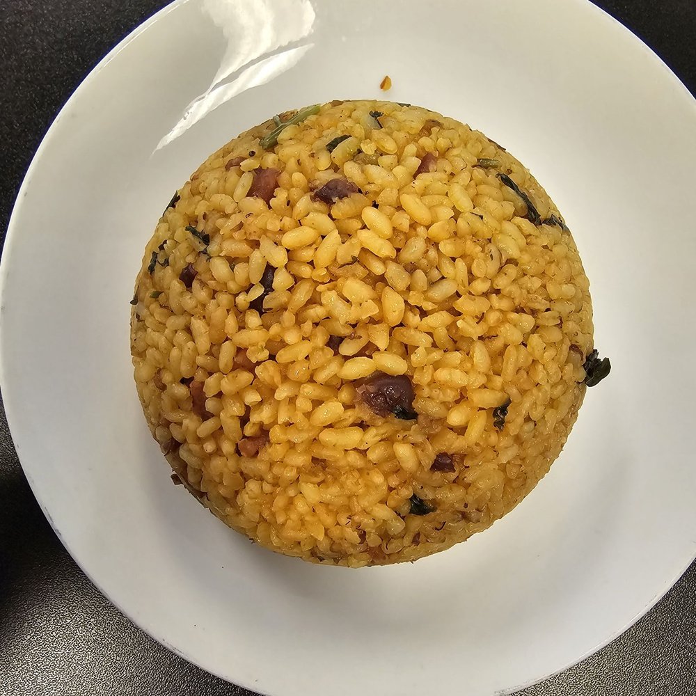 Arroz mamposteado.
