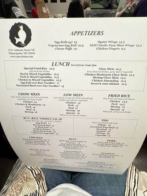 Menu photo 2 Que Viet Minneapolis, MN