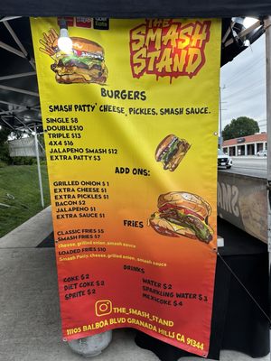 Menu photo 2 The Smash Stand Los Angeles, CA Menu photo 2 The Smash Stand Los Angeles, CA