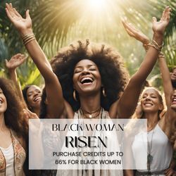 Rachel Lynn Sebastian - Shamanic Medium - 33%-66% Purchase Credit offering for the Sacred Black Woman. Click website Offerings Black Woman Risen to learn more.