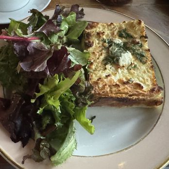 The Reading Room - Goat cheese & spinach quiche came with a salad. Yum - Coffee & Tea Near Me - Decatur, Georgia The Reading Room - Goat cheese & spinach quiche came with a salad. Yum - Coffee & Tea Near Me - Decatur, Georgia