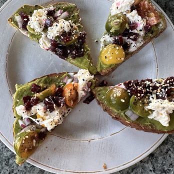 Pop's Sunset Grill - Avacado Toast ... enough for 2!! YUM!! - Seafood Near Me - Nokomis, Florida
