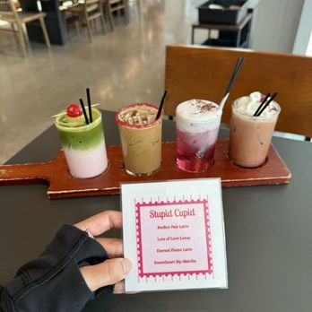 Ebony and Ivory Coffee - Stupid Cupid Flight - Coffee & Tea Near Me - Tacoma, Washington Ebony and Ivory Coffee - Stupid Cupid Flight - Coffee & Tea Near Me - Tacoma, Washington