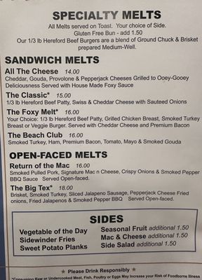 Menu photo 8 Foxhole Brewhouse Willmar, MN