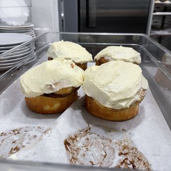 The Morning Bun Cafe - Famous fresh cinnamon buns. They were light and airy, not overly sweet. - Coffee & Tea Near Me - Vacaville, California The Morning Bun Cafe - Famous fresh cinnamon buns. They were light and airy, not overly sweet. - Coffee & Tea Near Me - Vacaville, California