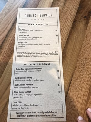 Menu photo 8 Public Service New Orleans, LA Menu photo 8 Public Service New Orleans, LA