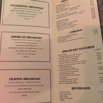 Manila Hotel - Menu in 1987 (1987). Check out the prices!!! - Hotels Near Me - Manila, NCR Manila Hotel - Menu in 1987 (1987). Check out the prices!!! - Hotels Near Me - Manila, NCR