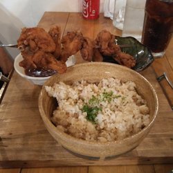 Bowls and Grills - Southern Style Chicken Wings with jollof
