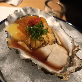 Himitsu - Oyster w uni & quail egg! - Sushi Bars Near Me - La Jolla, California Himitsu - Oyster w uni & quail egg! - Sushi Bars Near Me - La Jolla, California