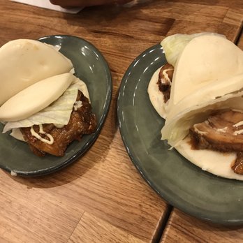 Ippudo Berkeley - Veggie and pork Ippudo buns - Ramen Near Me - Berkeley, California