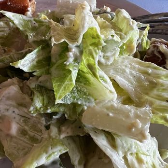 Gaido's - Caesar salad with large but way too much dressing - Seafood Near Me - Galveston, Texas