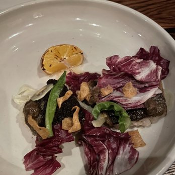 Rich Table - Black Cod, Thai Curry, Almond Rice, Crispy Shallot - New American Near Me - San Francisco, California Rich Table - Black Cod, Thai Curry, Almond Rice, Crispy Shallot - New American Near Me - San Francisco, California