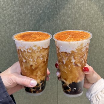 HeyTea - heese brown sugar bobo milk - Bubble Tea Near Me - New York, New York