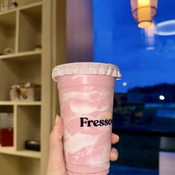 Fresso Coffee & Tea - Strawberry banana smoothie - Coffee & Tea Near Me - Missouri City, Texas Fresso Coffee & Tea - Strawberry banana smoothie - Coffee & Tea Near Me - Missouri City, Texas