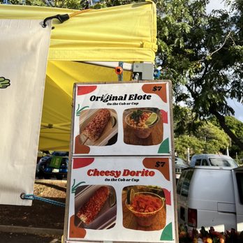 Aloha Elote - Menu as of January 2023 - Mexican Near Me - Kapolei, Hawaii