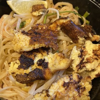 Noodles and Company - Pad Thai with completely burnt egg... it was in one big piece but I cut it up trying to find something salvageable. - Noodles Near Me - Maplewood, Minnesota Noodles and Company - Pad Thai with completely burnt egg... it was in one big piece but I cut it up trying to find something salvageable. - Noodles Near Me - Maplewood, Minnesota