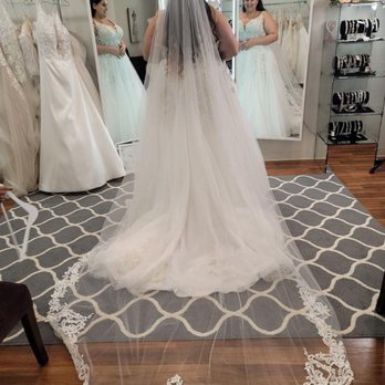 The Curvy Bride - Beautiful cathedral veil we fought to try on , it made such a difference - Bridal Near Me - Manalapan, New Jersey The Curvy Bride - Beautiful cathedral veil we fought to try on , it made such a difference - Bridal Near Me - Manalapan, New Jersey