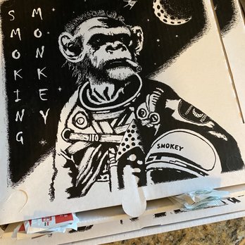 Smoking Monkey Pizza - Pizza box design - Pizza Near Me - Renton, Washington Smoking Monkey Pizza - Pizza box design - Pizza Near Me - Renton, Washington