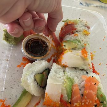 Saigon Sushi - that's tuna in a full size order Rainbow Roll - Asian Fusion Near Me - Vero Beach, Florida Saigon Sushi - that's tuna in a full size order Rainbow Roll - Asian Fusion Near Me - Vero Beach, Florida
