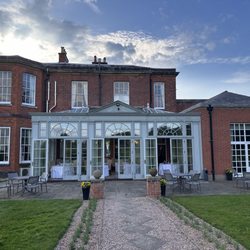 Dovecliff Hall Hotel - The restaurant viewed from the garden