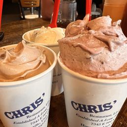 Chocolate shake. Vanilla shake. Raspberry Oreo shake - our servers recommendation, so good! Chocolate shake. Vanilla shake. Raspberry Oreo shake - our servers recommendation, so good!