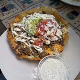 Asada taco salad Asada taco salad