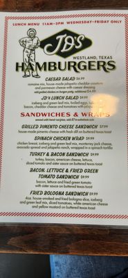 Menu photo 5 JD's Hamburgers Fort Worth, TX Menu photo 5 JD's Hamburgers Fort Worth, TX