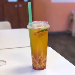 Poke Garden - Passionfruit Overload Fresh Fruit Tea