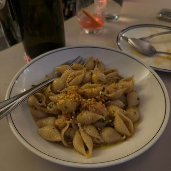 Ragazzi - Conchiglie, prawn, smoked tomato XO $36 With very small pieces of prawn - Italian Near Me - Sydney, NSW Ragazzi - Conchiglie, prawn, smoked tomato XO $36 With very small pieces of prawn - Italian Near Me - Sydney, NSW
