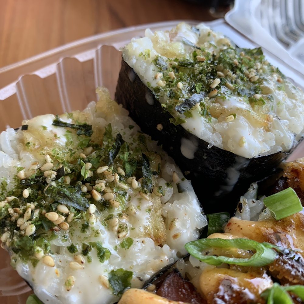 Shootz - Honey Coconut Shrimp Musubi - Hawaiian Near Me - Stanton, California Shootz - Honey Coconut Shrimp Musubi - Hawaiian Near Me - Stanton, California