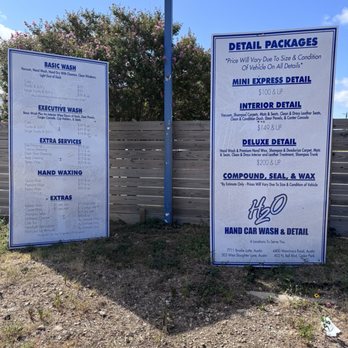 H20 Car Wash - Menu of services - Car Wash Near Me - Cedar Park, Texas H20 Car Wash - Menu of services - Car Wash Near Me - Cedar Park, Texas