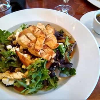Ironstone Grill - Goat cheese salad ($15) with added Cajun chicken ($7) = $22. Dressing on the side. - Canadian (New) Near Me - Kanata, Ontario