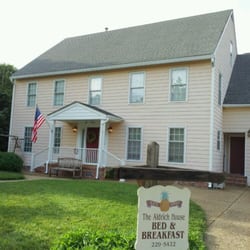 Aldrich House - House view w/sign.