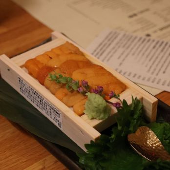 Daigo - Mini uni tray - Sushi Bars Near Me - Palo Alto, California Daigo - Mini uni tray - Sushi Bars Near Me - Palo Alto, California