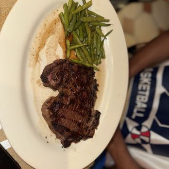 The Cheesecake Factory - Grilled Rib-Eye Steak* ** with green beans - Desserts Near Me - Redondo Beach, California