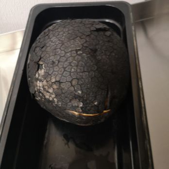 Chefmon's Caribbean Grill - a large black ball in a pan - Caribbean Near Me - Edmonton, Alberta Chefmon's Caribbean Grill - a large black ball in a pan - Caribbean Near Me - Edmonton, Alberta