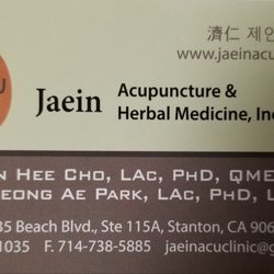 Jaein Acupuncture & Herbal Medicine - Recently moved to Stanton.