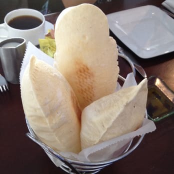 Zaytinya - Hot balloon bread. So crisp. So warm - Greek Near Me - Washington, DC, District of Columbia