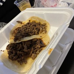Tacos El Gordo Regio - Fajita tacos.