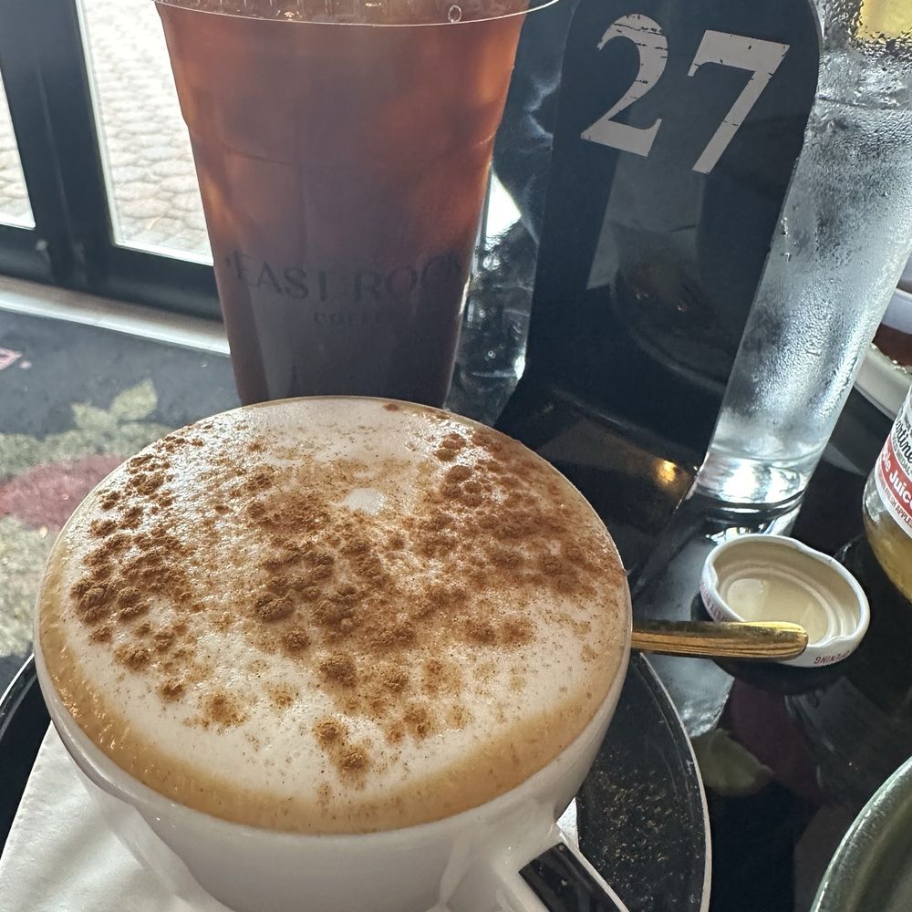 East Rock coffee - Honeybee cappuccino and iced americano - Coffee & Tea Near Me - Garden City, New York East Rock coffee - Honeybee cappuccino and iced americano - Coffee & Tea Near Me - Garden City, New York