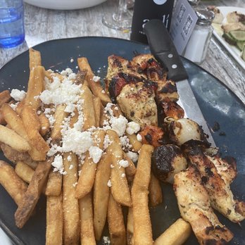 Avli Taverna - Chicken Shish Kabob - Greek Near Me - Chicago, Illinois